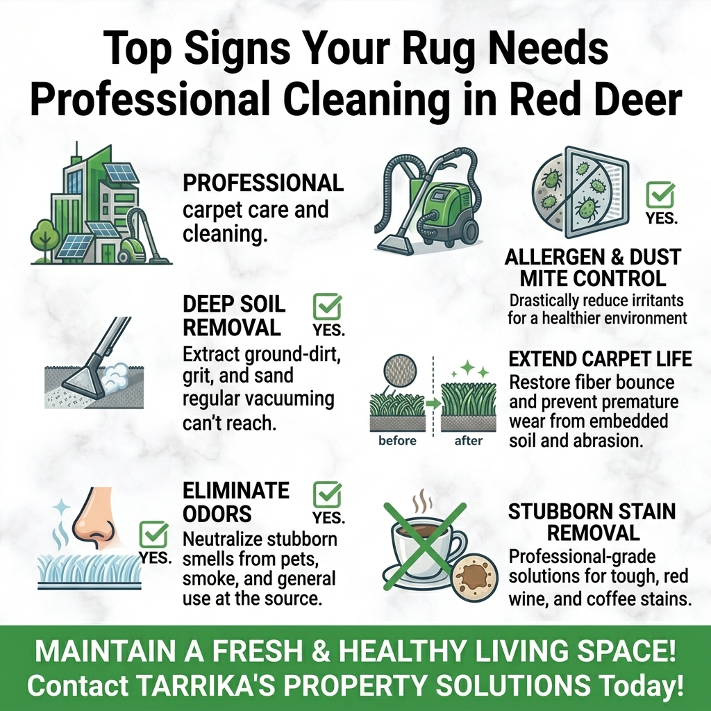 Top Signs Your Rug Needs Professional Cleaning in Red Deer